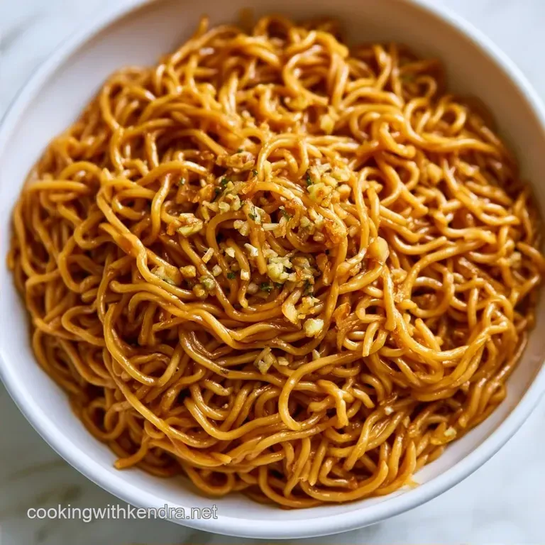 Quick Asian Garlic Noodles: Glossy and Umami