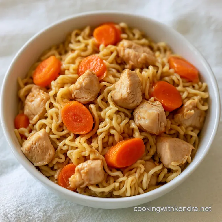 Quick Chicken Noodle Dinner: Velvety and Rich