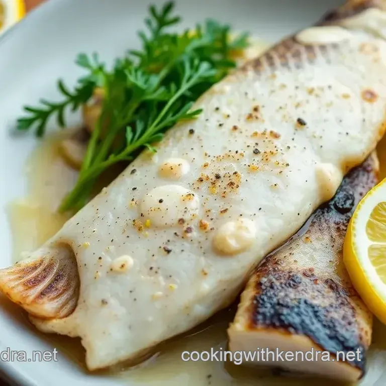 Pan-Seared Zander with Lemon Butter Sauce
