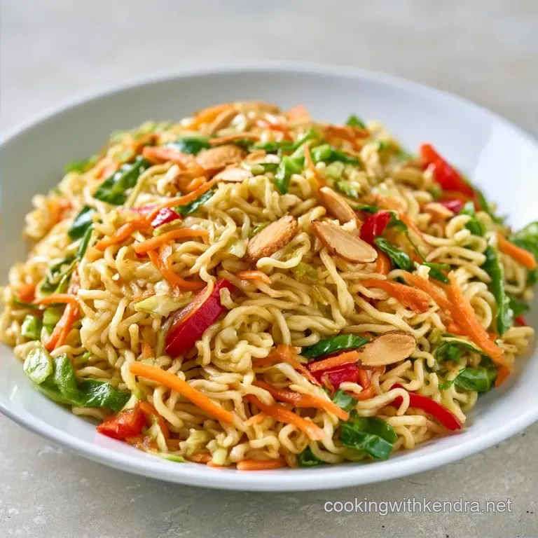 Quick Ramen Noodle Salad: Crunchy and Fresh