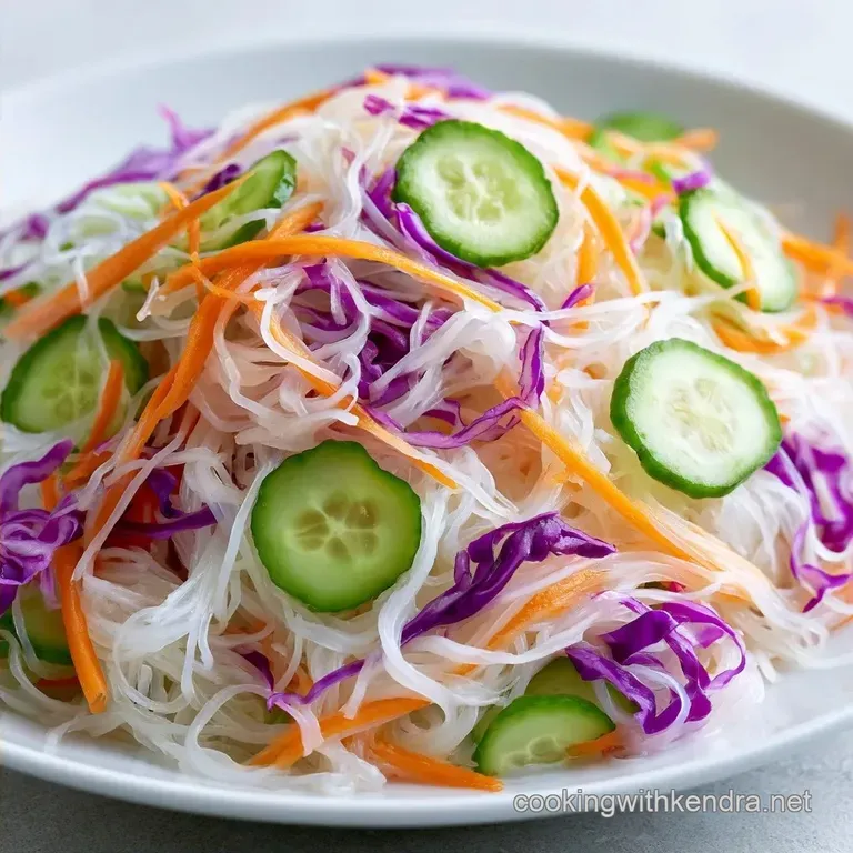 Quick Rice Noodle Salad: Fresh and Crunchy