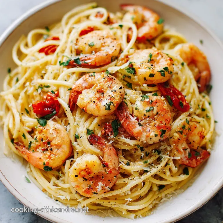 Shrimp Pasta Recipe: Silky and Garlicky