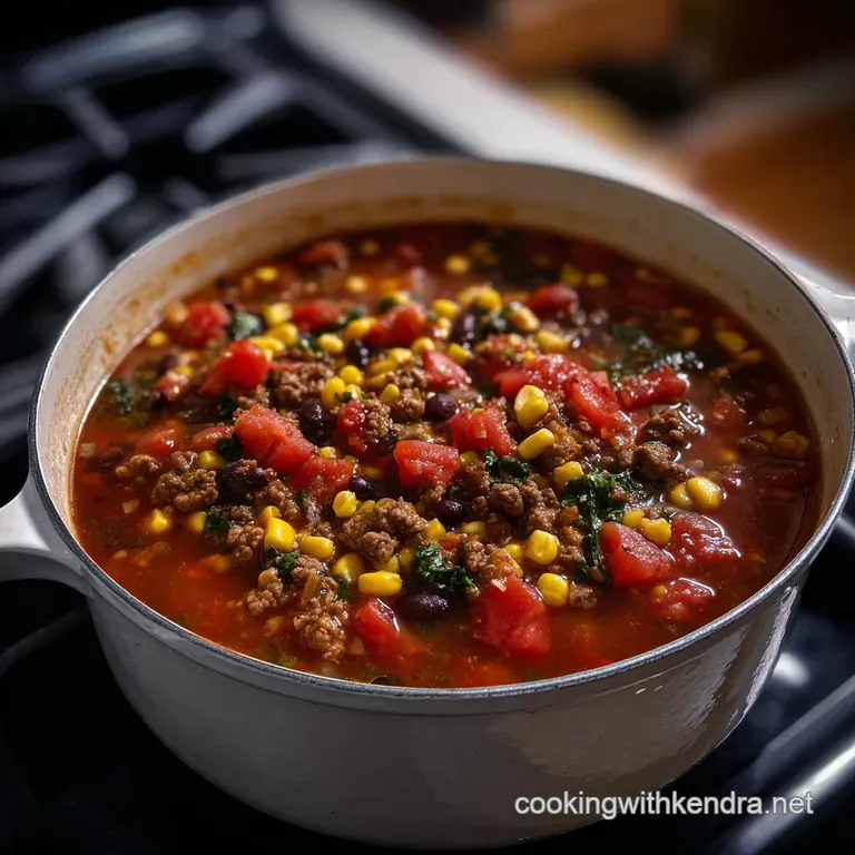 The Best Stove Top Taco Soup Recipe