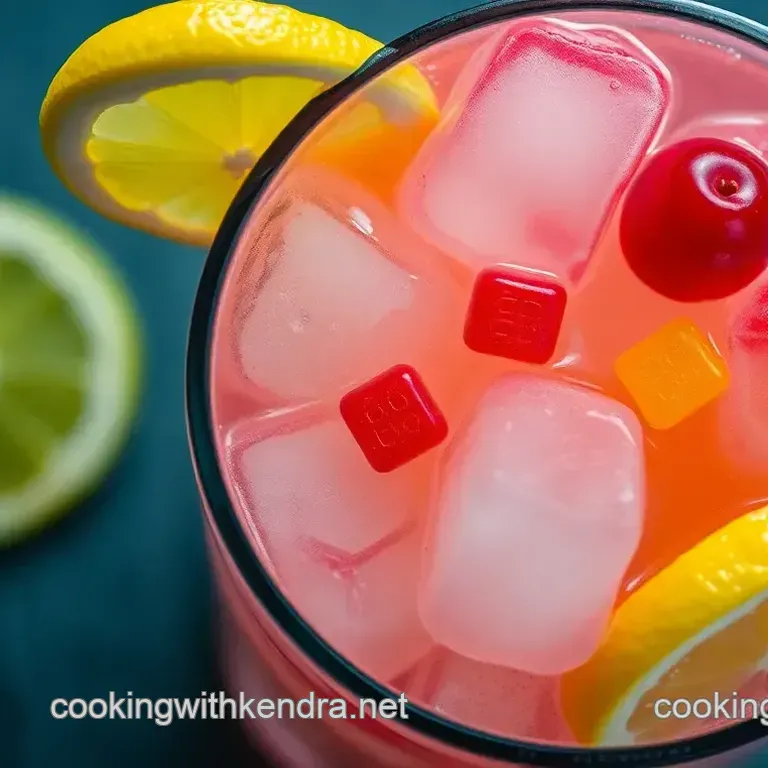 Rainbow Jolly Rancher Mixed Drink