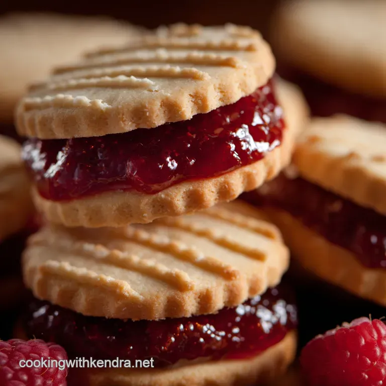 Sandwich Cookies Recipe Elegant Vanilla Bean and Raspberry Tea Biscuits presentation