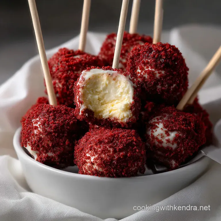 Red Velvet Cake Pops: Cream Cheese Recipe