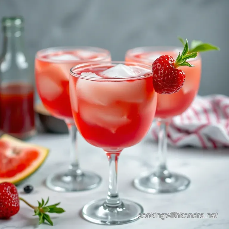 Red White and BOOM! Berry Firecracker Cocktail