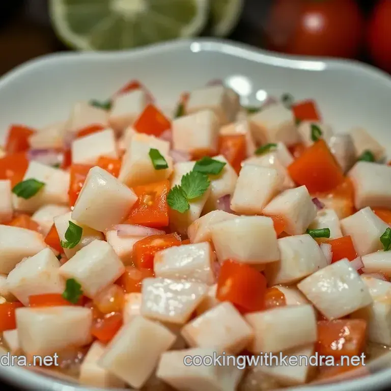 Refreshing Ceviche Mexicano