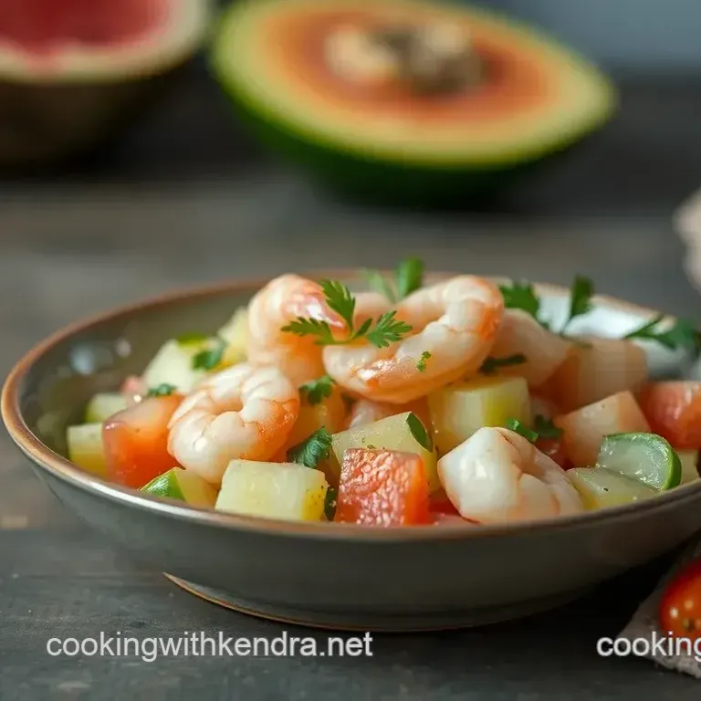 Chilled Shrimp & Melon Salad: A Refreshing Summer Delight