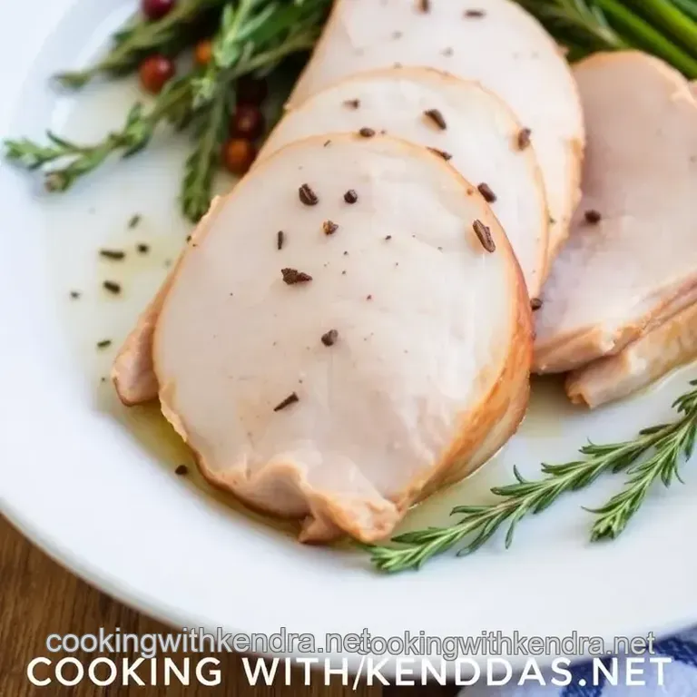 Savory Herb-Glazed Fully Cooked Turkey Breast presentation