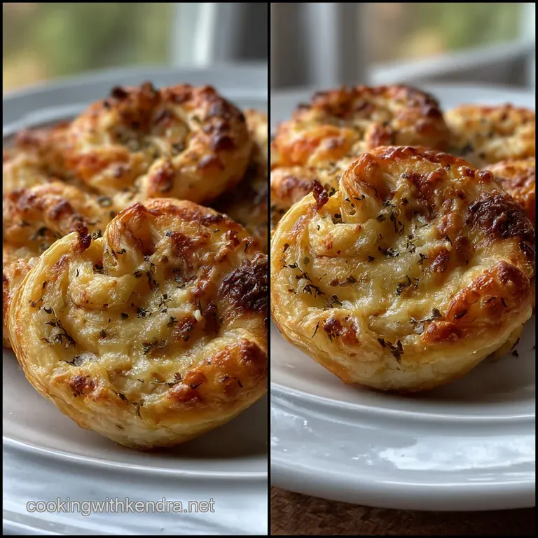 Reuben Puff Pastry Pinwheels