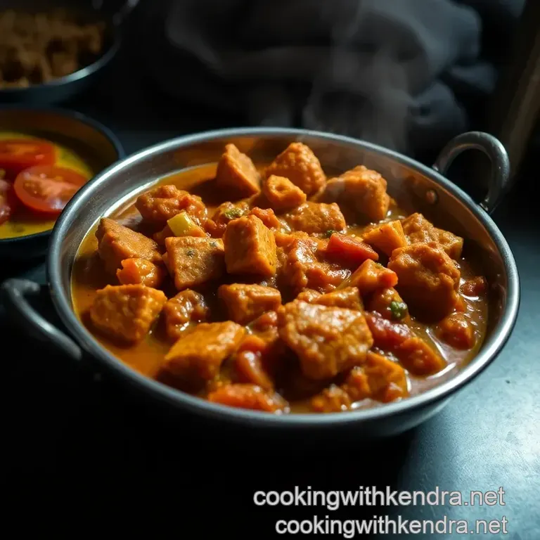 Rich and Luscious Chasni Curry presentation