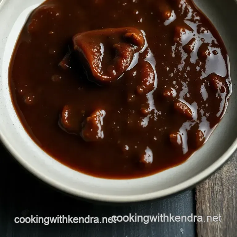 Rich and Redolent Bordelaise Sauce presentation