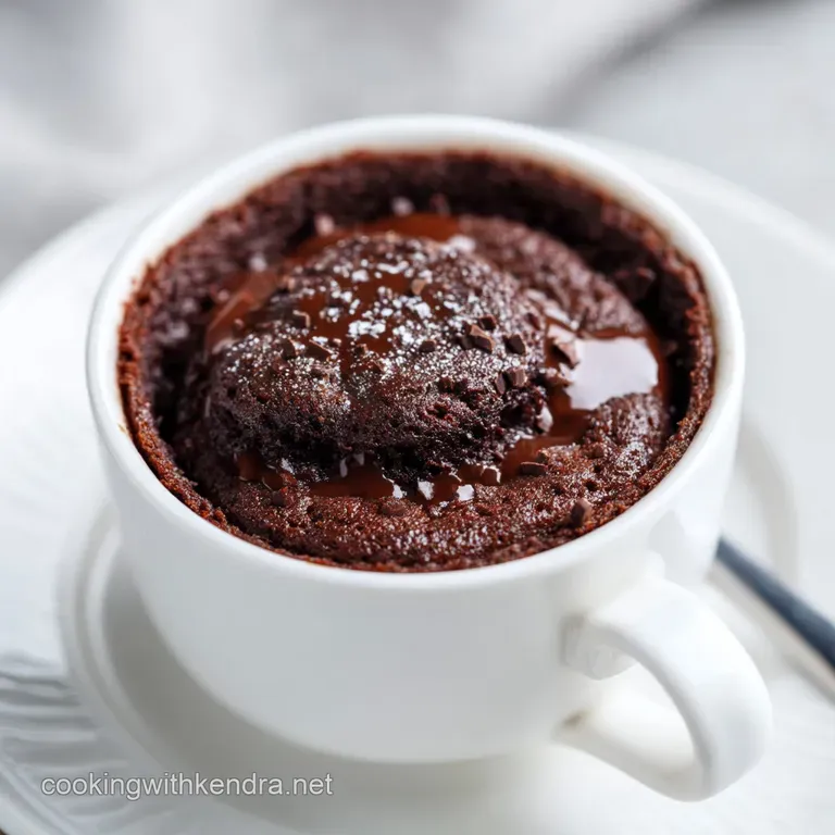 Mug Cake: Rich Speedy Fudge Chocolate Fix