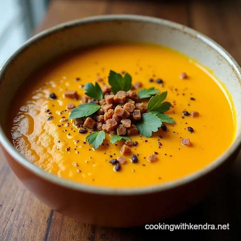 The Velveteen Autumn Rich Roasted Vegan Butternut Squash Soup