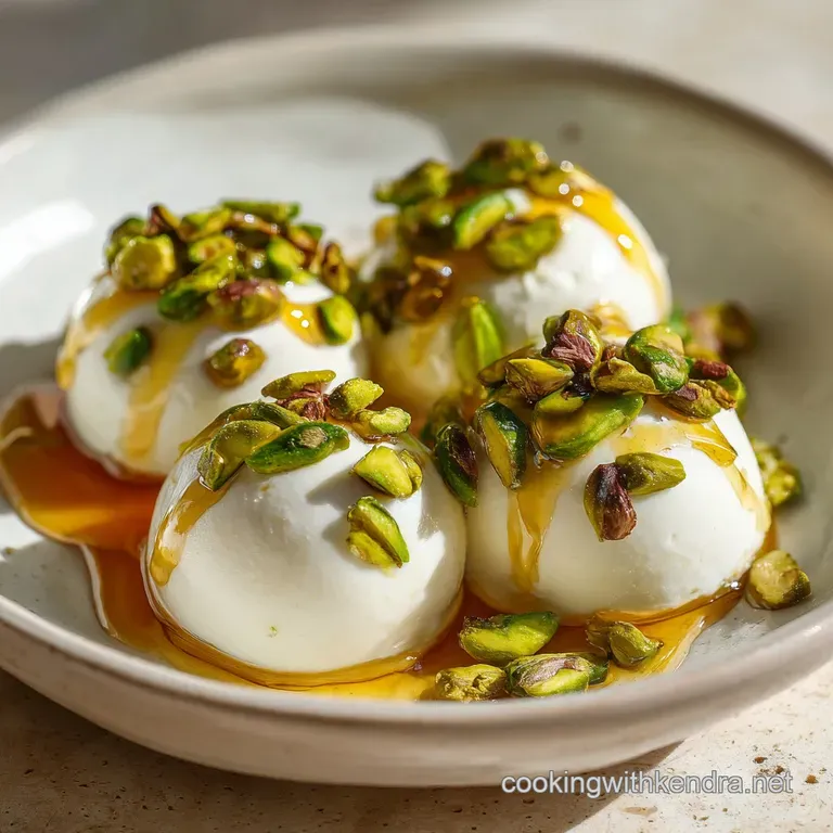 Ricotta Pistachio Honey Bites: Creamy and Sweet