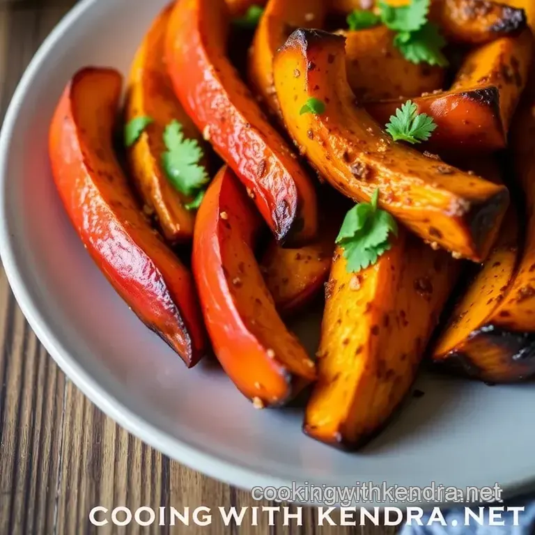 Savory-Sweet Roasted Pumpkin Wedges: A Simple Delight presentation