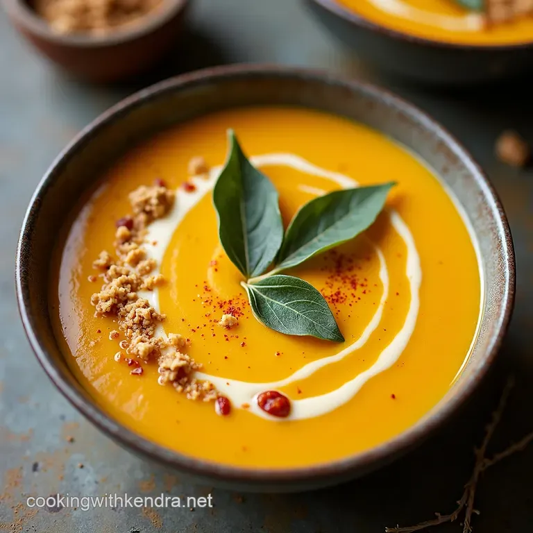 The Golden Velour Ultimate Butternut Squash Sage Soup