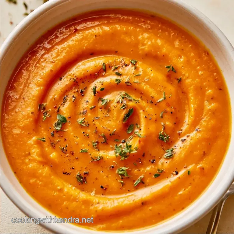 Roasted Butternut Squash & Apple Soup