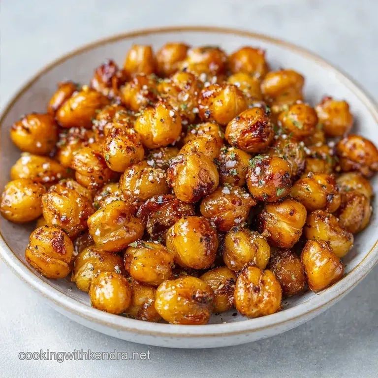 Healthy Desk Snack with Roasted Chickpeas: Shatter Crisp