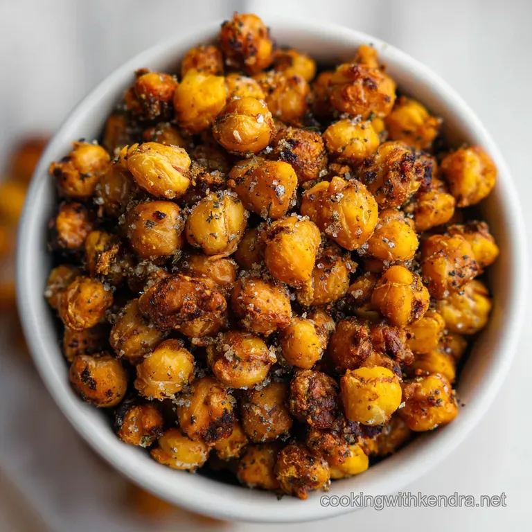 Healthy Snack with Roasted Chickpeas