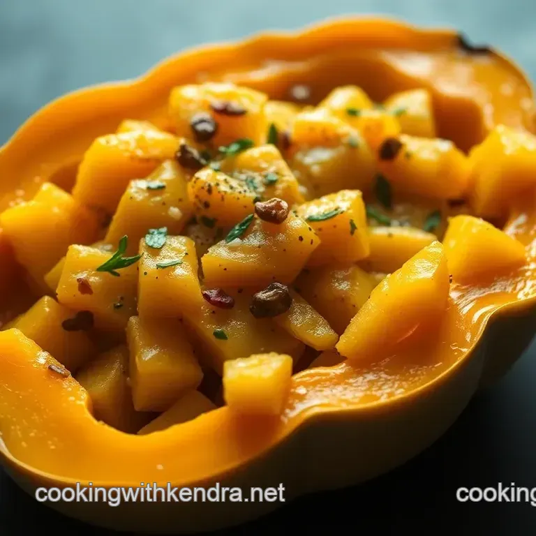 Roasted Crown Prince Squash with Herb Infusion