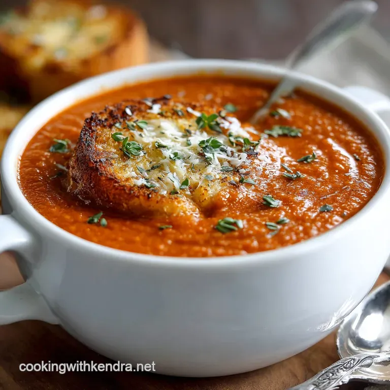 Roasted Garlic Tomato Soup Recipe Creamy Tomato As the Ultimate Comfort Food presentation