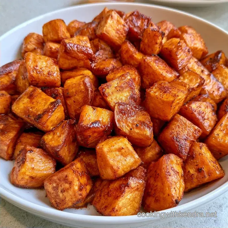 Crispy Dish with Roasted Sweet Potato