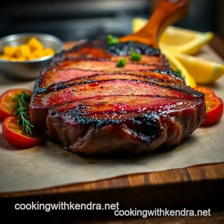 Roasted Tomahawk Steak: a Showstopper for Your Next Feast presentation