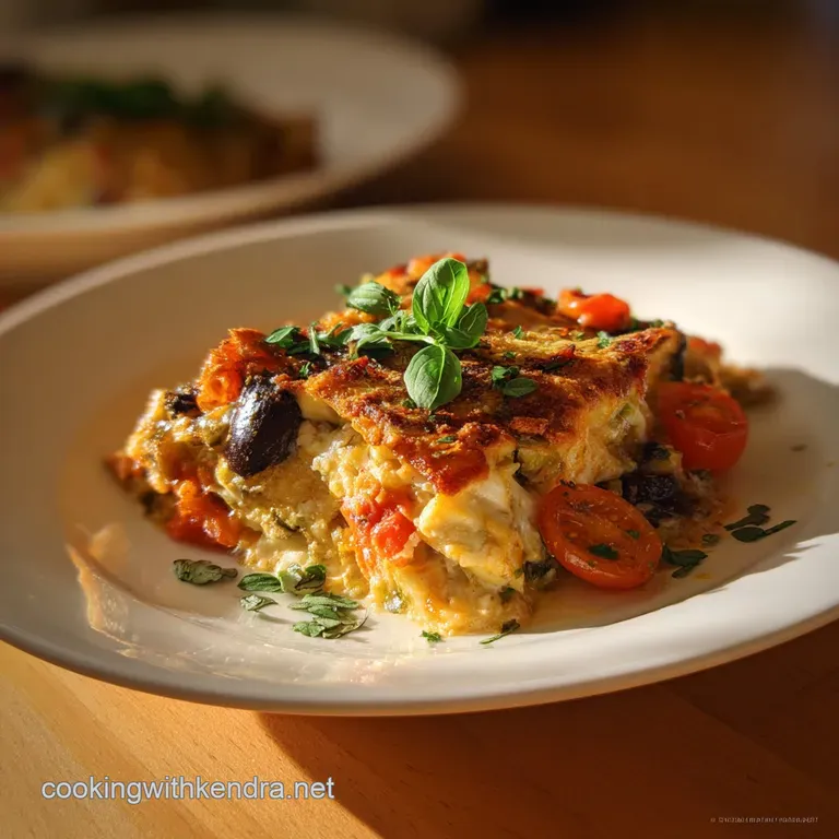 A generous slice of baked lasagna, showcasing its rich, layered textures and a sprinkle of fresh parsley.