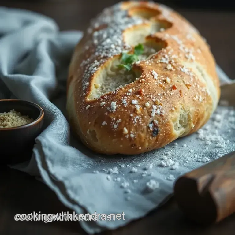 Rustic Italian Baguette: The Perfect Crusty Loaf presentation
