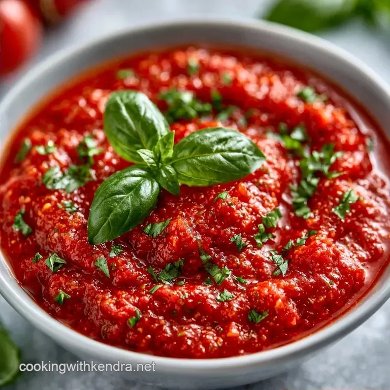 Rustic Tomato Basil Sauce with Romas