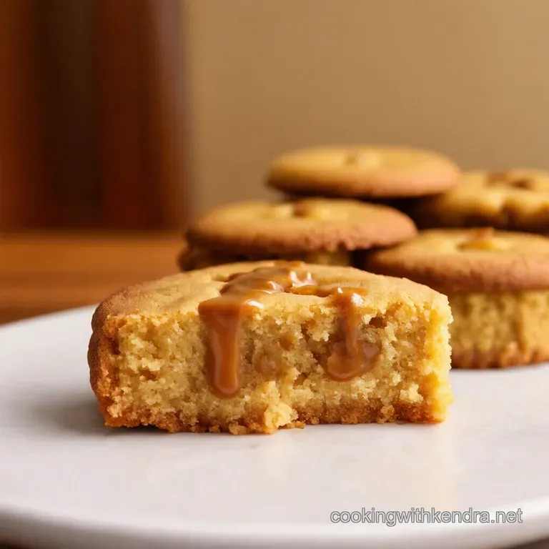 Salted Caramel Cheesecake Cookies with Chocolate Drizzle presentation