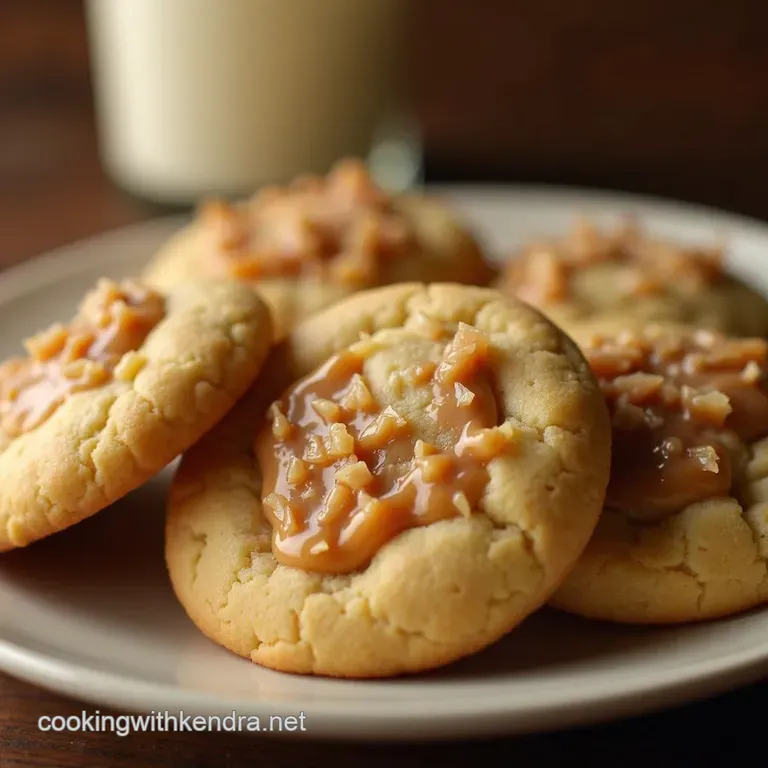 Salted Caramel Chocolate Dream Cookies presentation