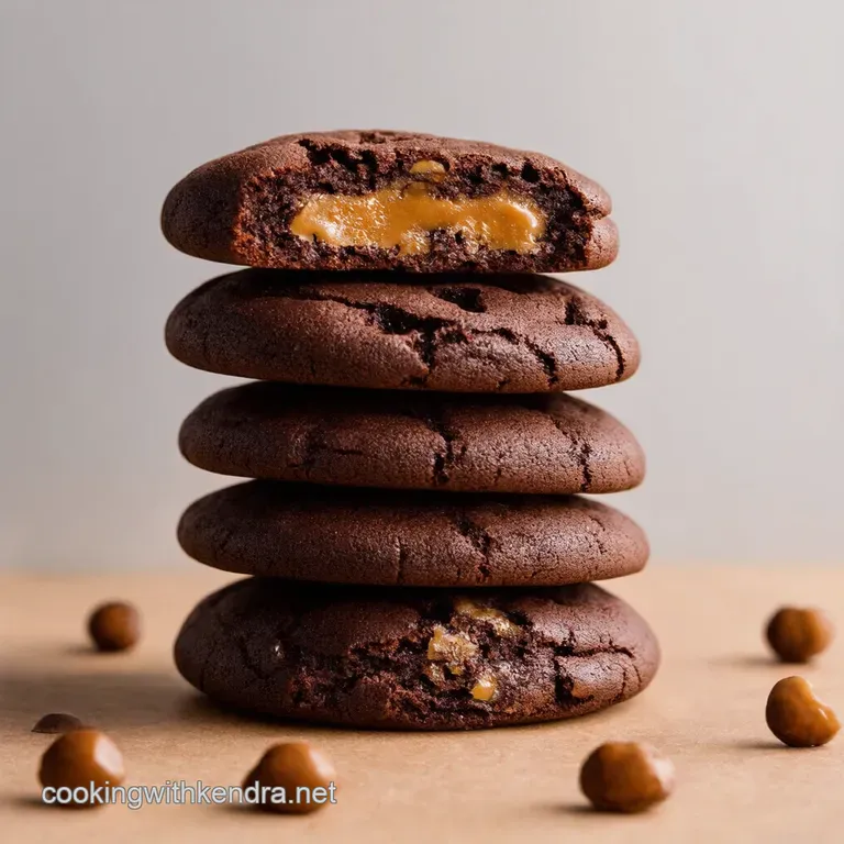 Salted Caramel Swirl Chocolate Chunk Cookies