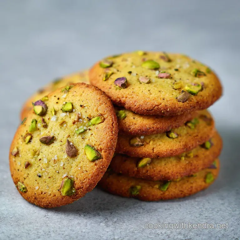Salted Honey Pistachio Cookies: Chewy and Golden