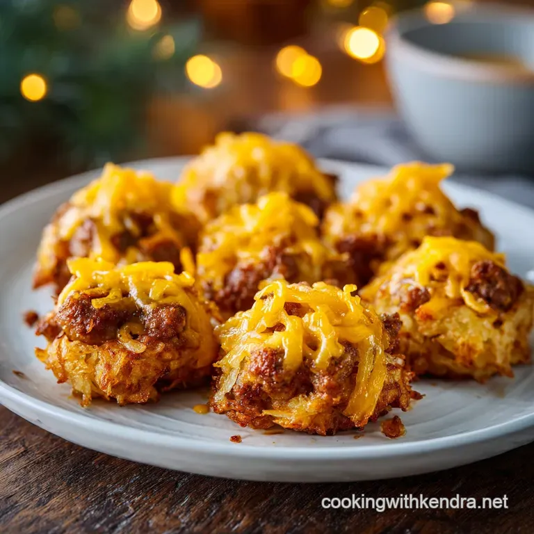 Crispy Sausage Hashbrown Appetizer