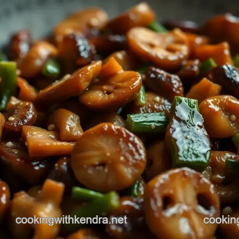 Sautéed Kikurage Mushrooms with Garlic and Soy Sauce