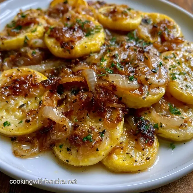Sauteed Summer Squash and Onions with Garlic