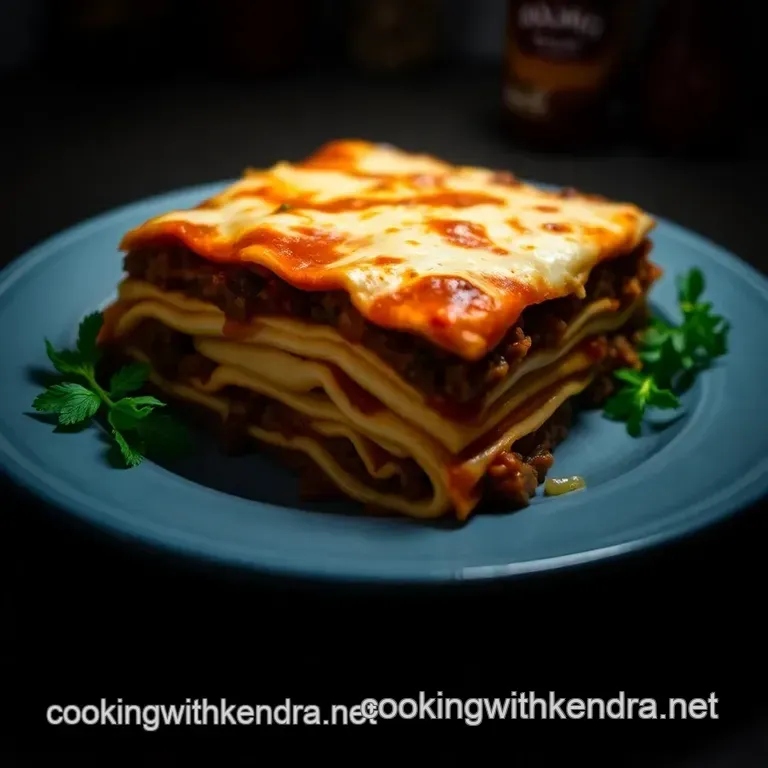 Savory Lasagne with Dolmio Sauce presentation