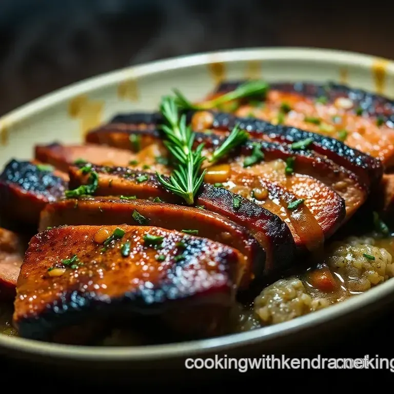Savory Smoked Tri Tip with Herb Marinade