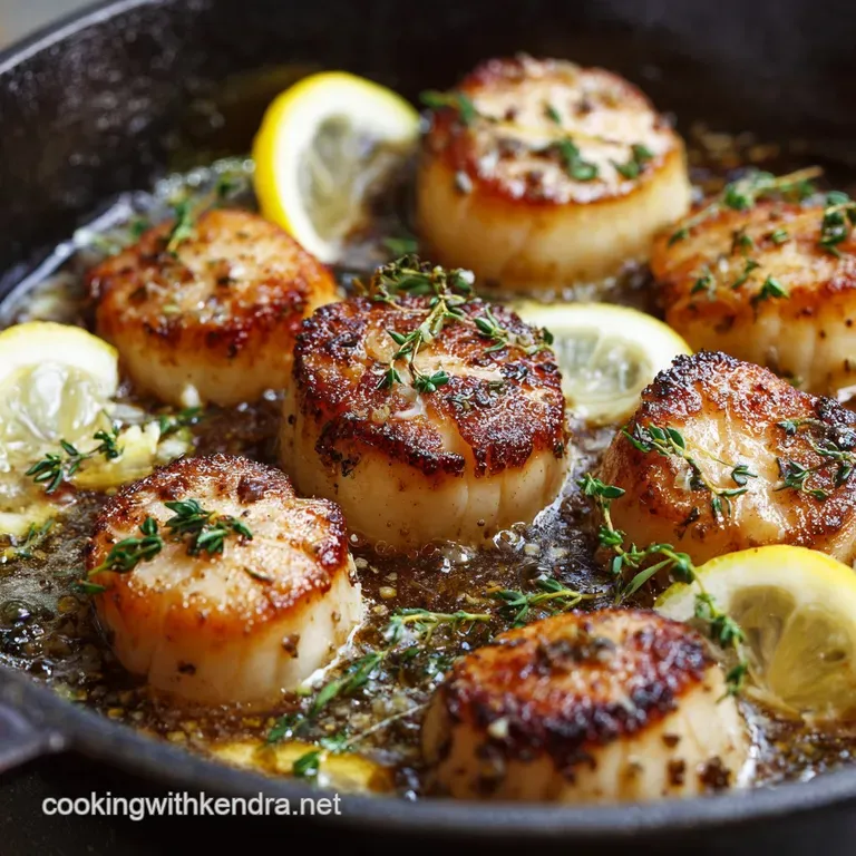 Scallops: How to Get a Perfect Sear with Lemon-Thyme Brown Butter presentation