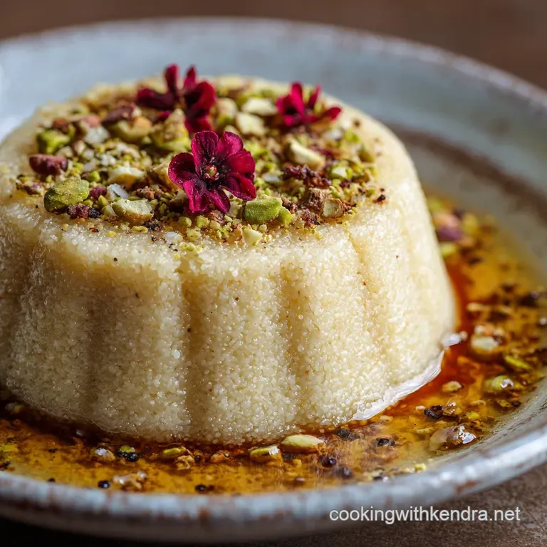 Middle Eastern Halva Dessert: Traditional Semolina Recipe (Helwa el Smeed)