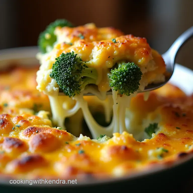 Seriously Cheesy Broccoli Casserole Like Mum Used to Make Only Better presentation