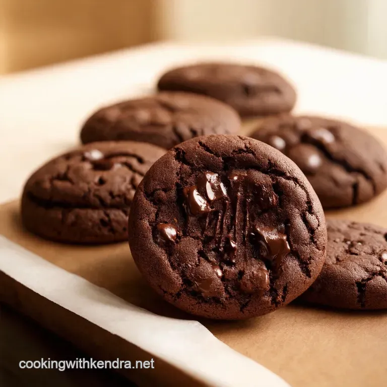 Seriously Gooey Oatmeal Dark Chocolate Cookies presentation
