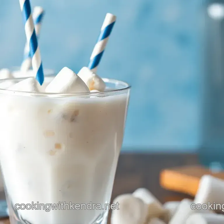 Sweet Marshmallow Vodka Shake