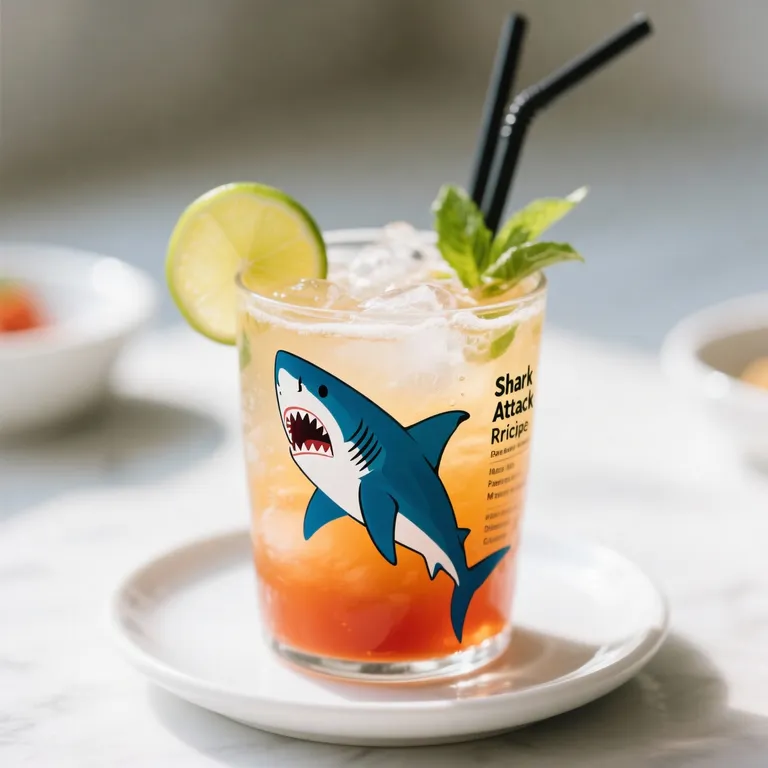 Shark Attack Drink Recipe: Dramatic & Fizzy