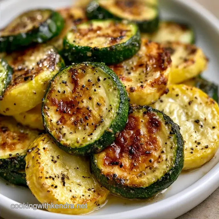 Crispy Sheet Pan Roasted Summer Squash