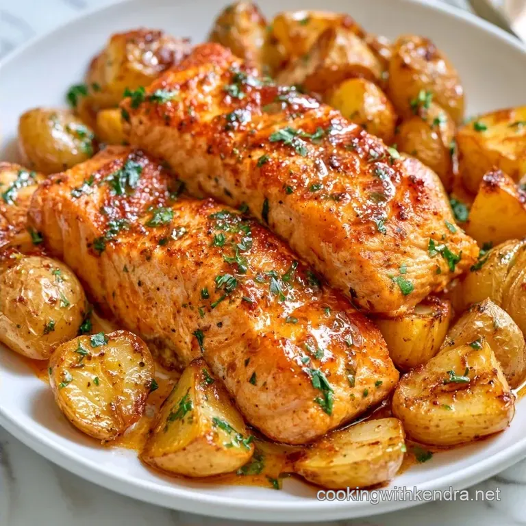 Healthy Sheet Pan Salmon and Vegetables