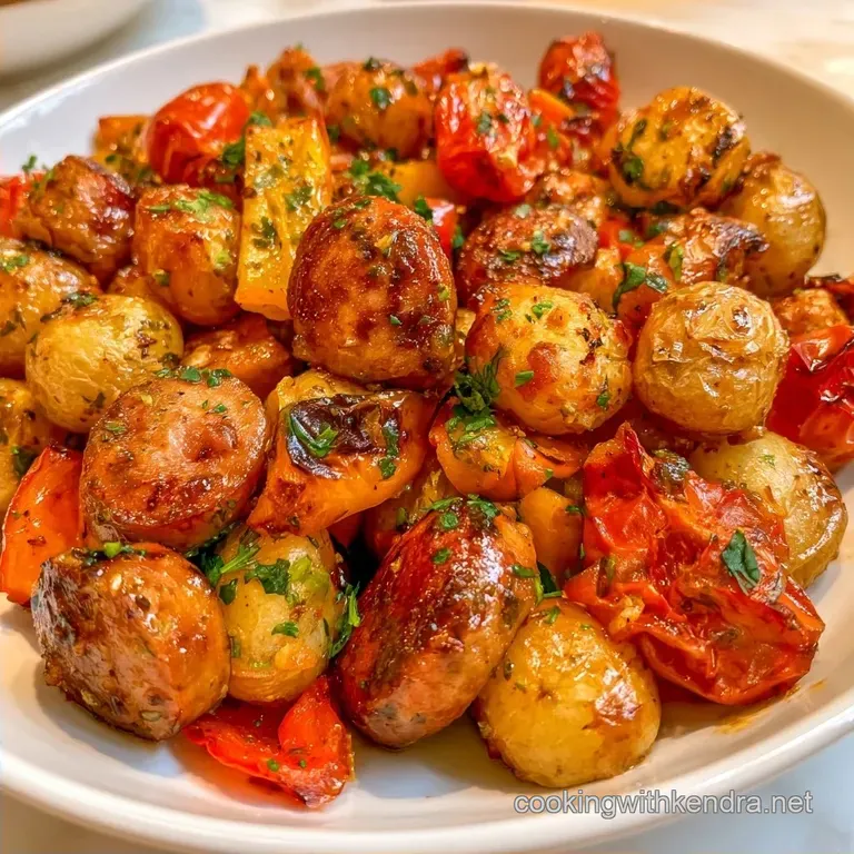 Healthy Sheet Pan Sausage and Vegetables